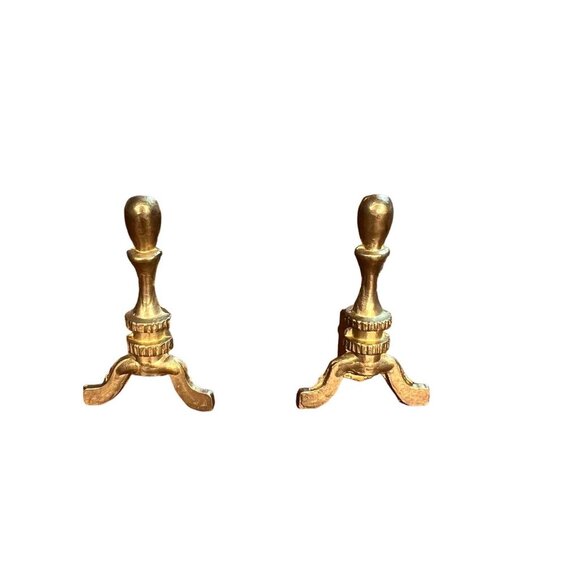 Vintage Miniature Corner Wooden Fireplace Dollhouse Metal Andirons Wood Bellow - Picture 8 of 13